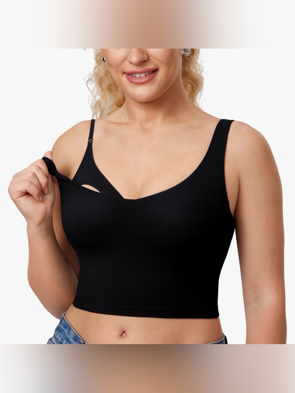 Momanda Longline Sports Nursing Bra